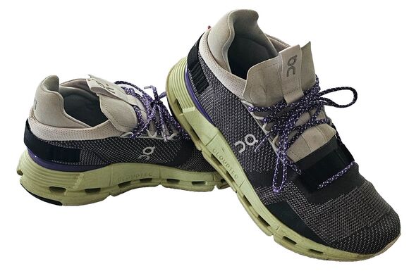 On Cloud Cloudnova Rock Meadow Men’s 8.5 Running Shoes Gray Green Sneakers main image 14